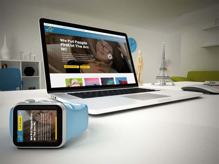 TheeDigital Case Study The Arc NC Responsive Design 768x576