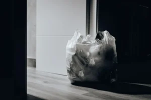 Picture of a trash bag for the article about garbage collection services in Wilmington, NC.