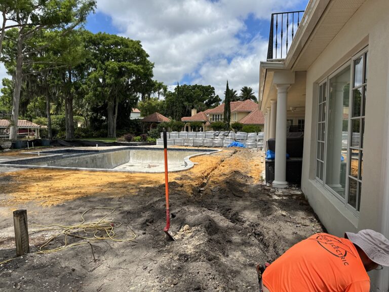 Pool electrical installation